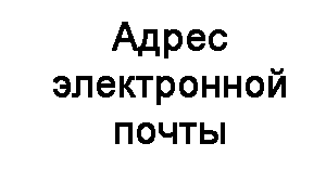 адрес электронной почты